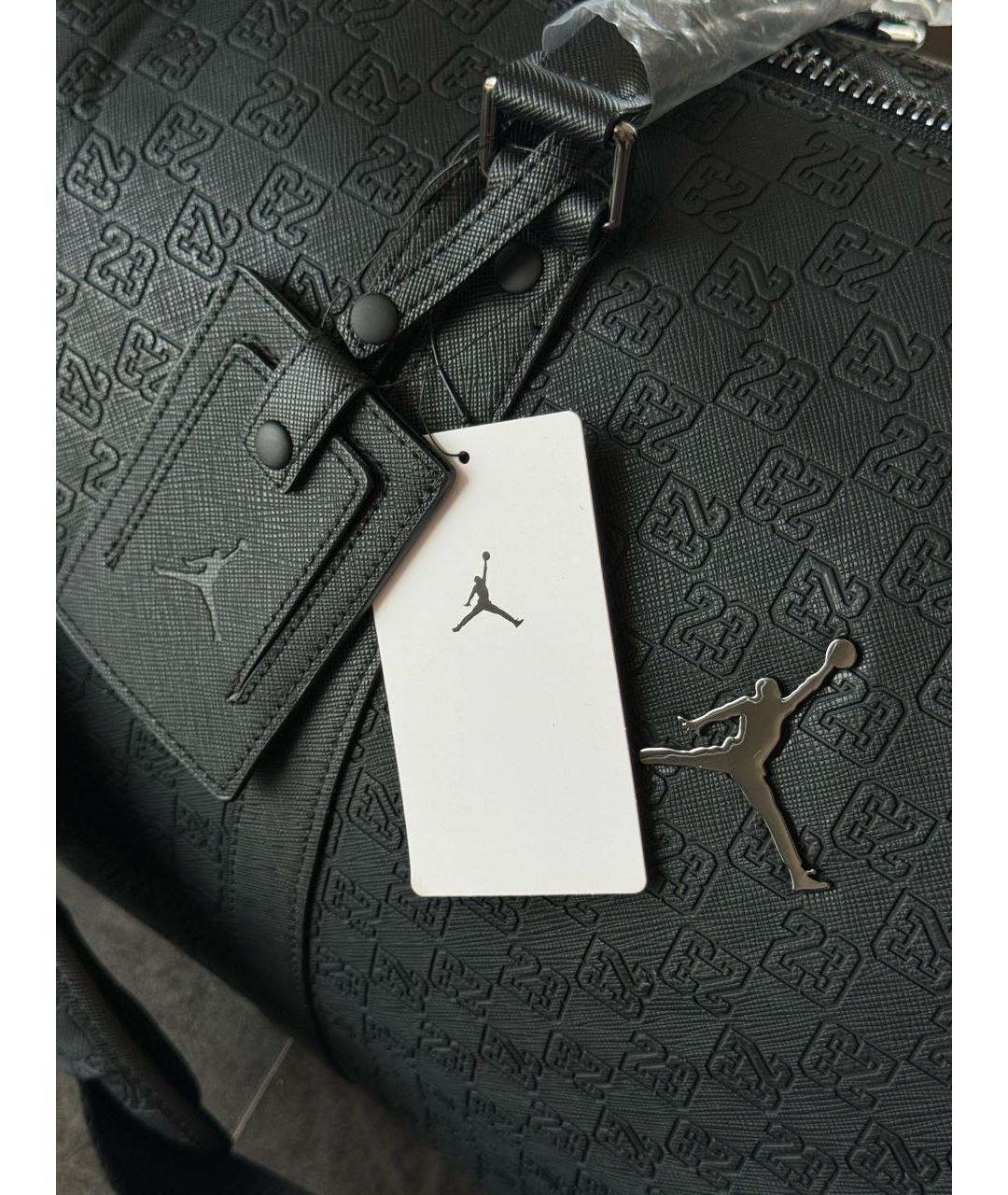 JORDAN Черная дорожная/спортивная сумка, фото 7