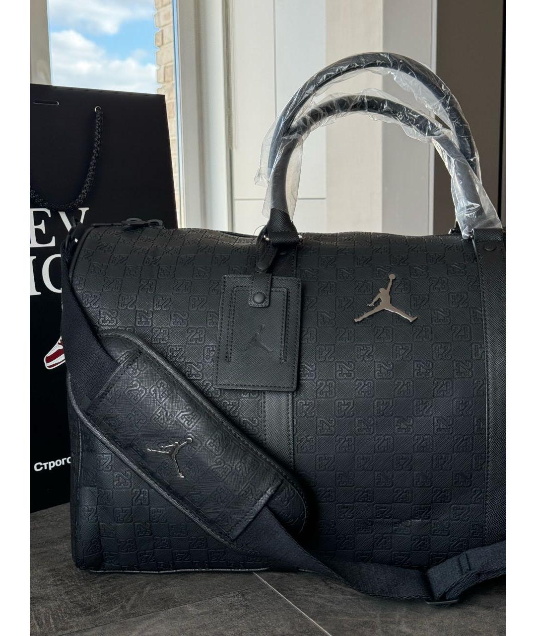 JORDAN Черная дорожная/спортивная сумка, фото 3