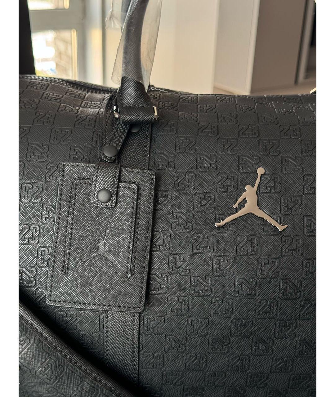 JORDAN Черная дорожная/спортивная сумка, фото 4