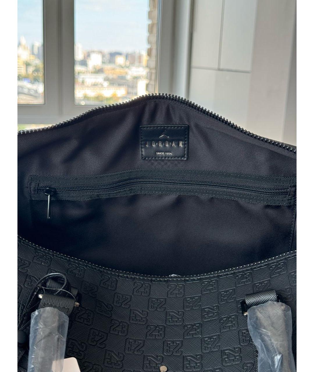 JORDAN Черная дорожная/спортивная сумка, фото 8