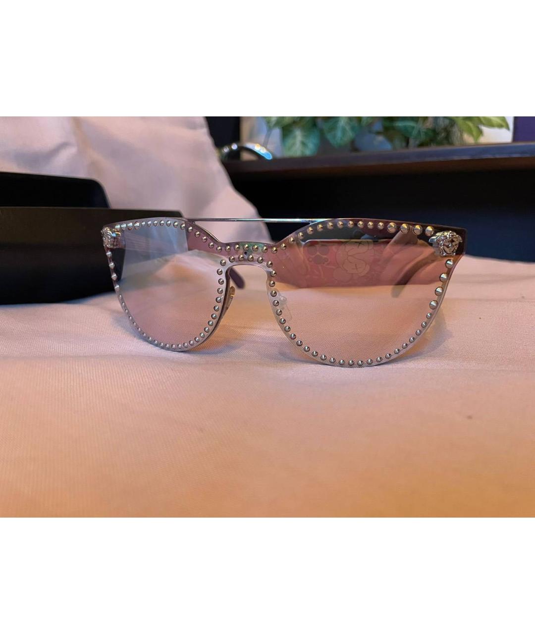 VERSACE Розовые солнцезащитные очки, фото 2