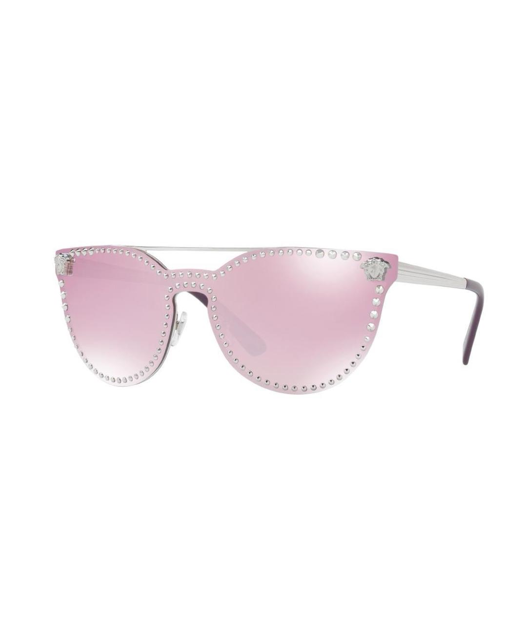 VERSACE Розовые солнцезащитные очки, фото 6
