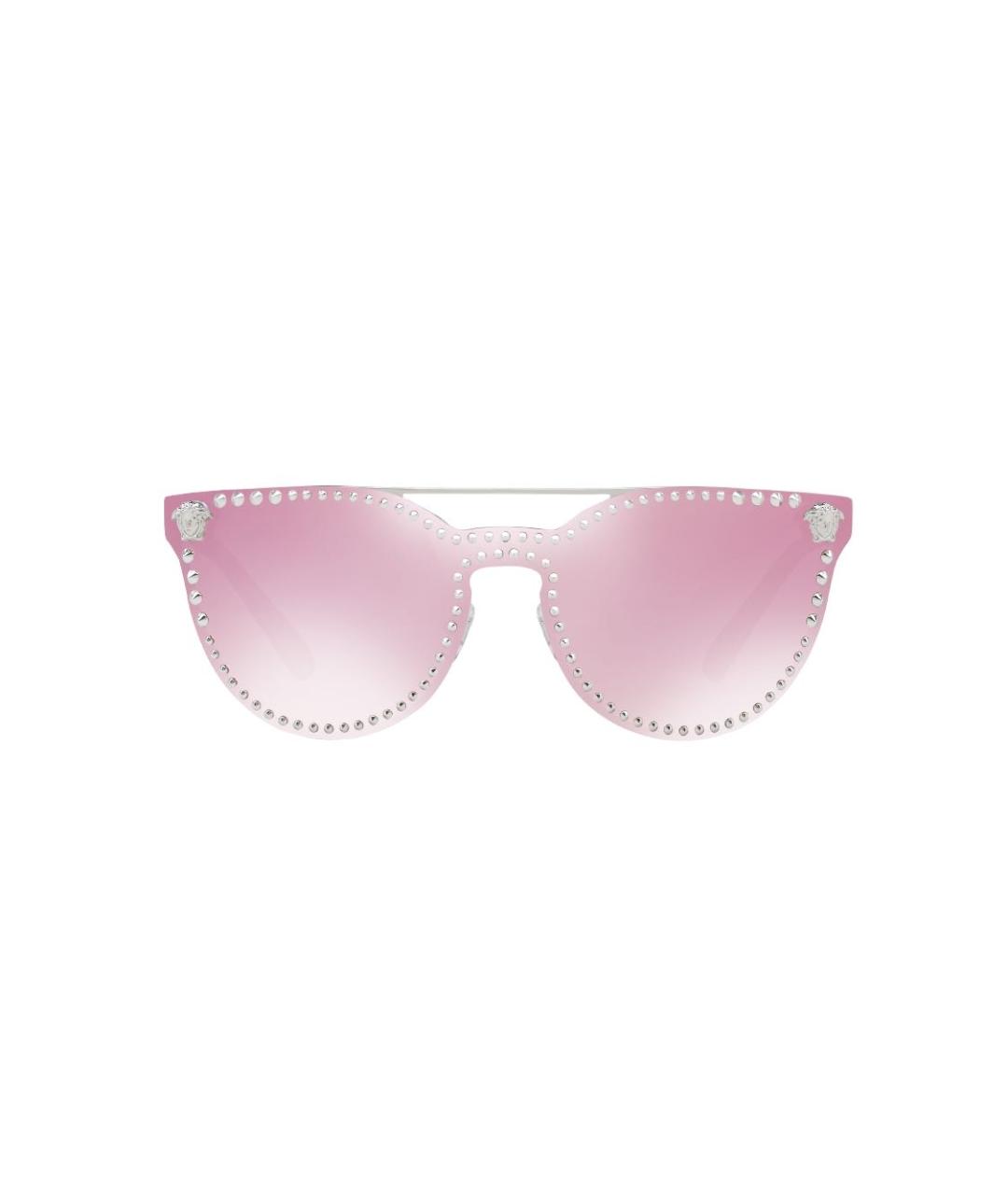 VERSACE Розовые солнцезащитные очки, фото 8