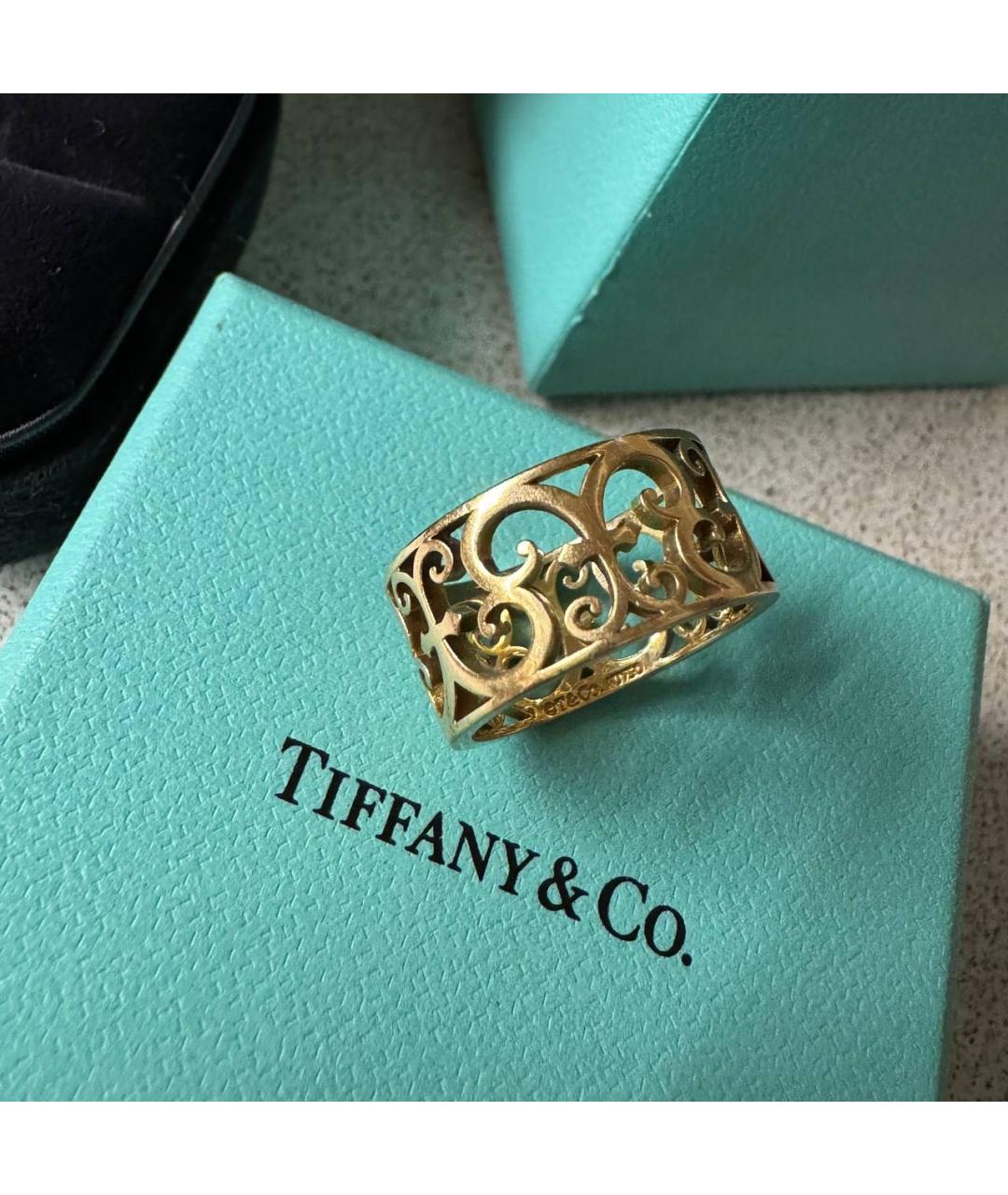 TIFFANY&CO Золотое кольцо из желтого золота, фото 2