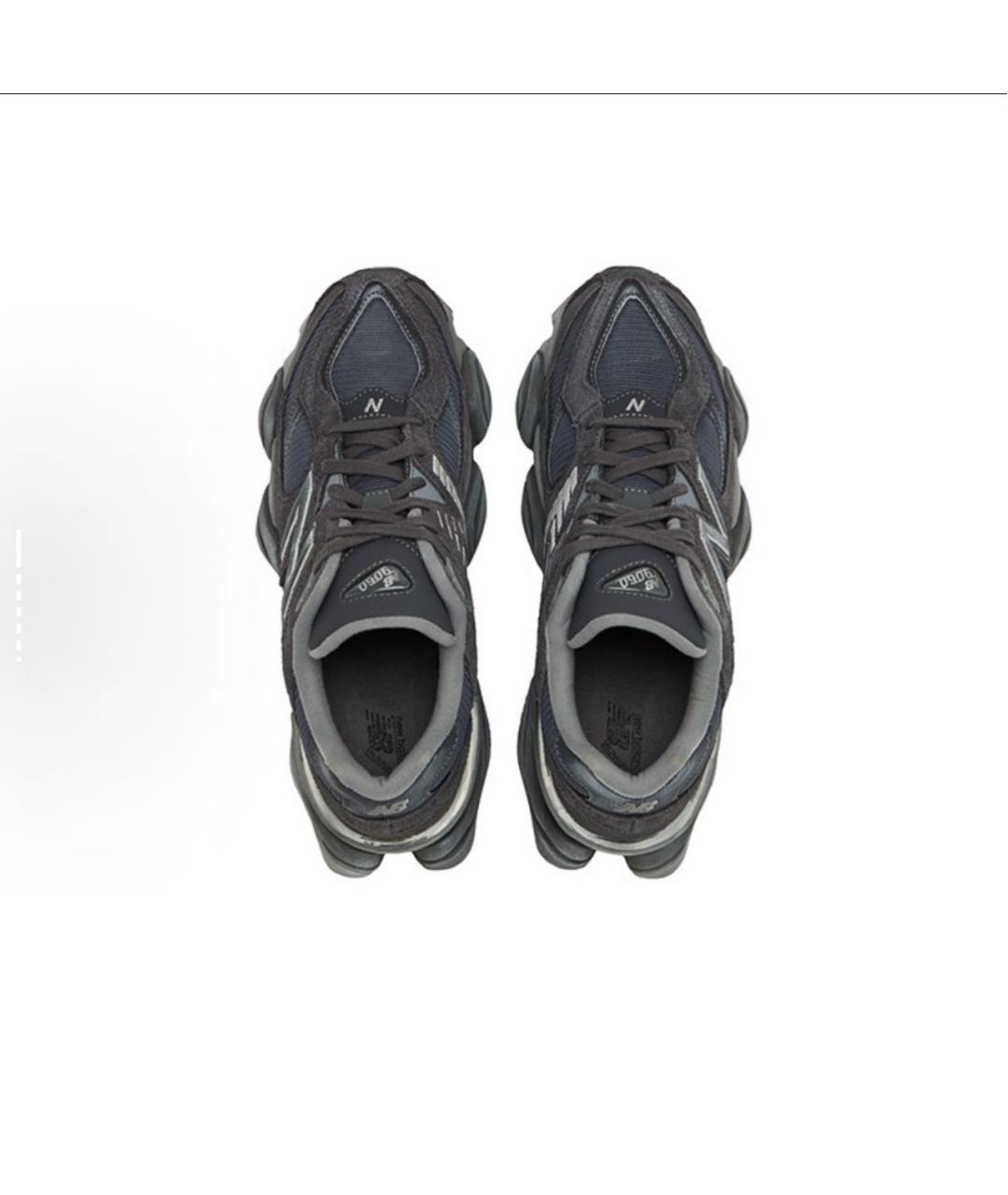 NEW BALANCE Черные текстильные низкие кроссовки / кеды, фото 3