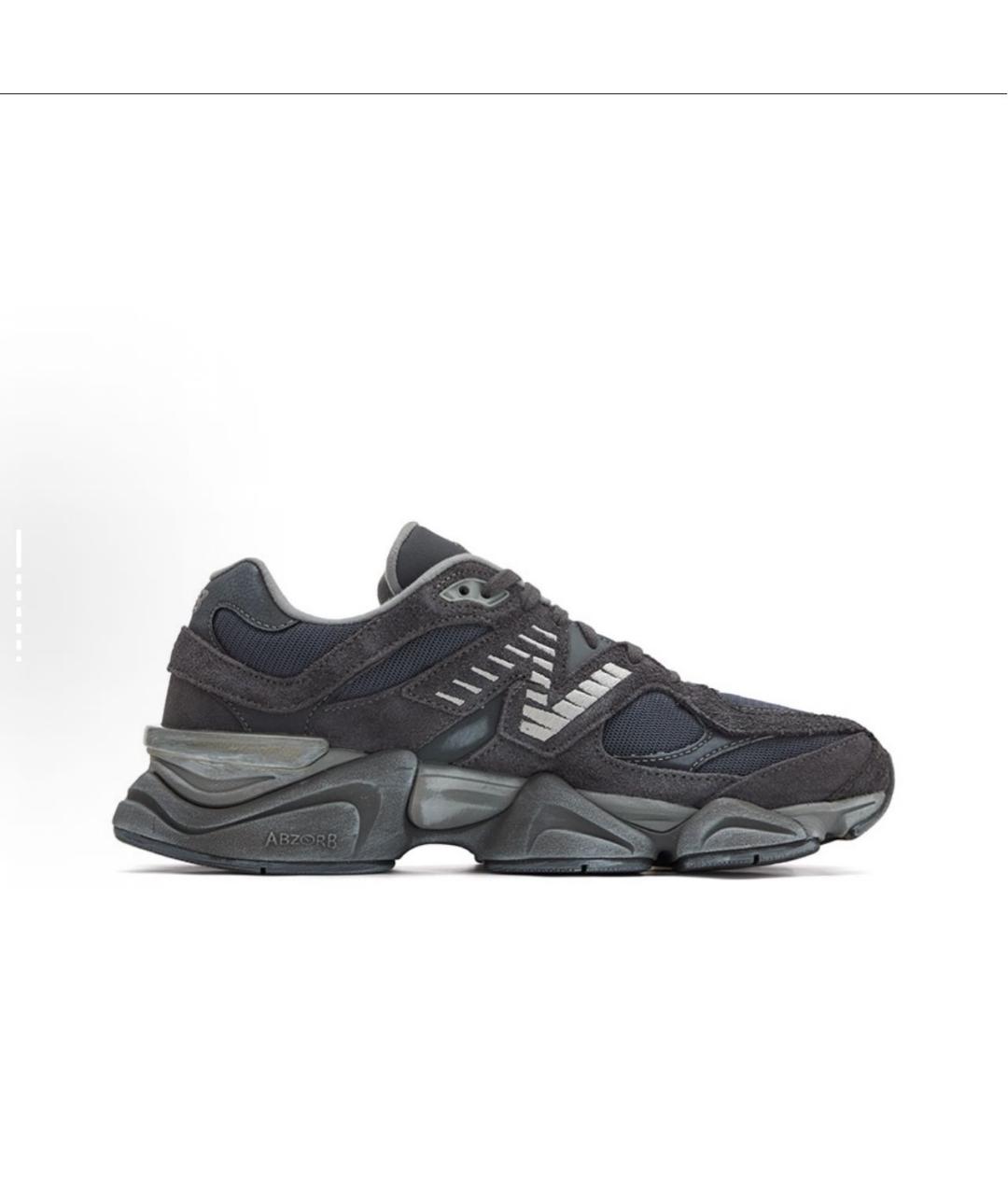 NEW BALANCE Черные текстильные низкие кроссовки / кеды, фото 6