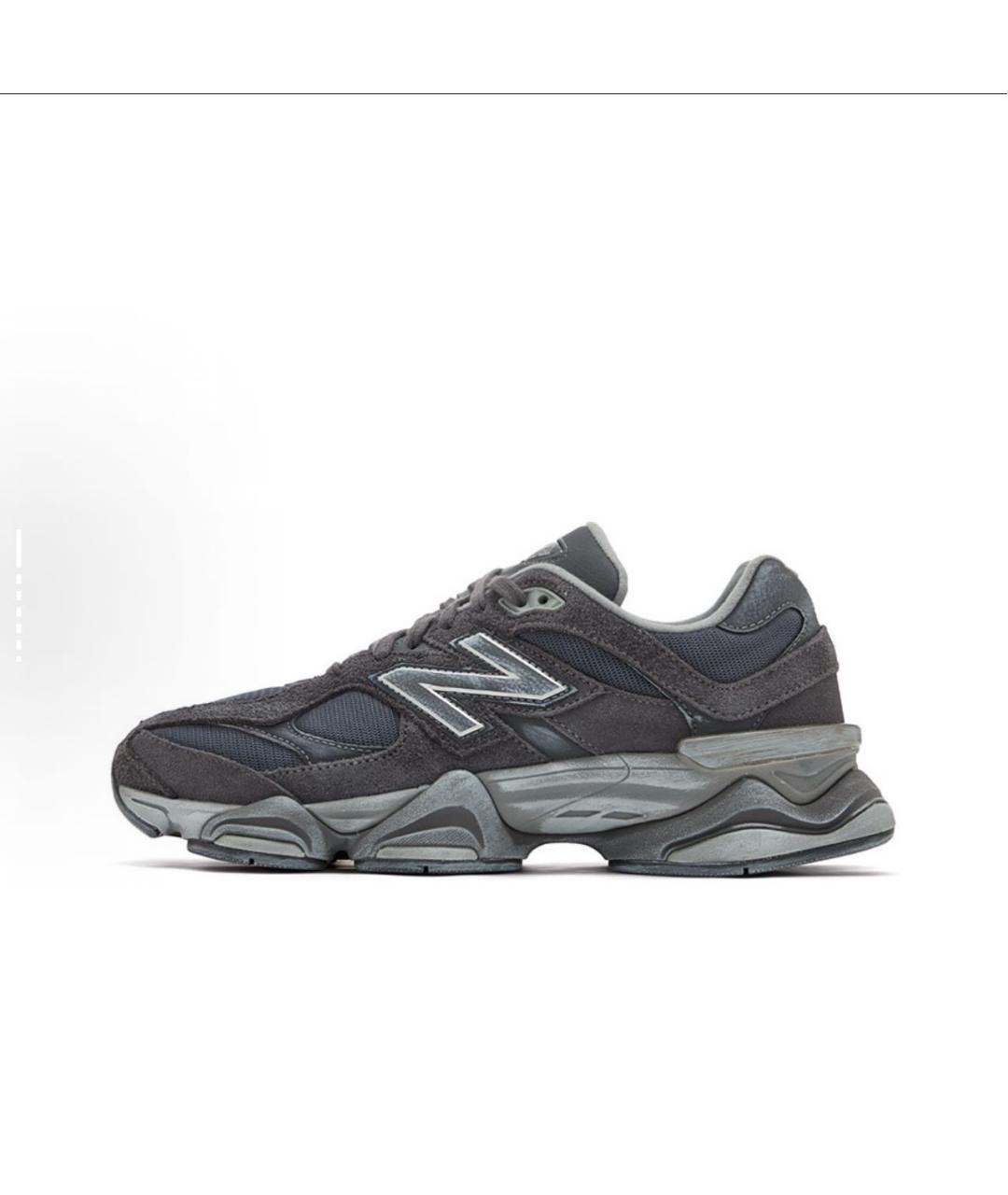 NEW BALANCE Черные текстильные низкие кроссовки / кеды, фото 7