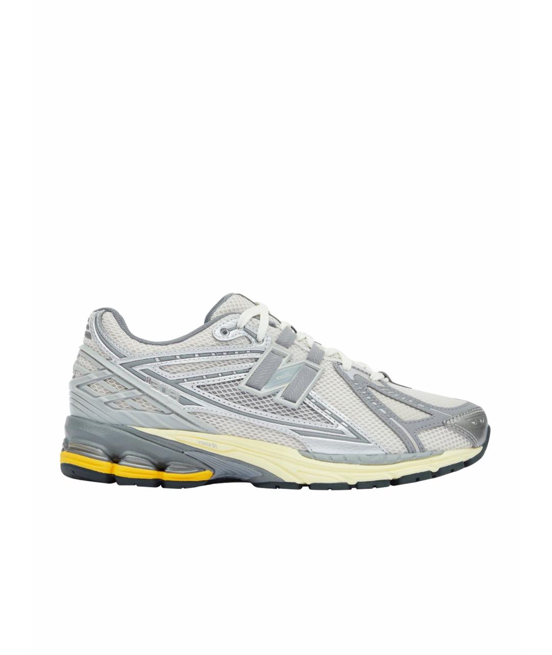 NEW BALANCE Серые текстильные низкие кроссовки / кеды, фото 1