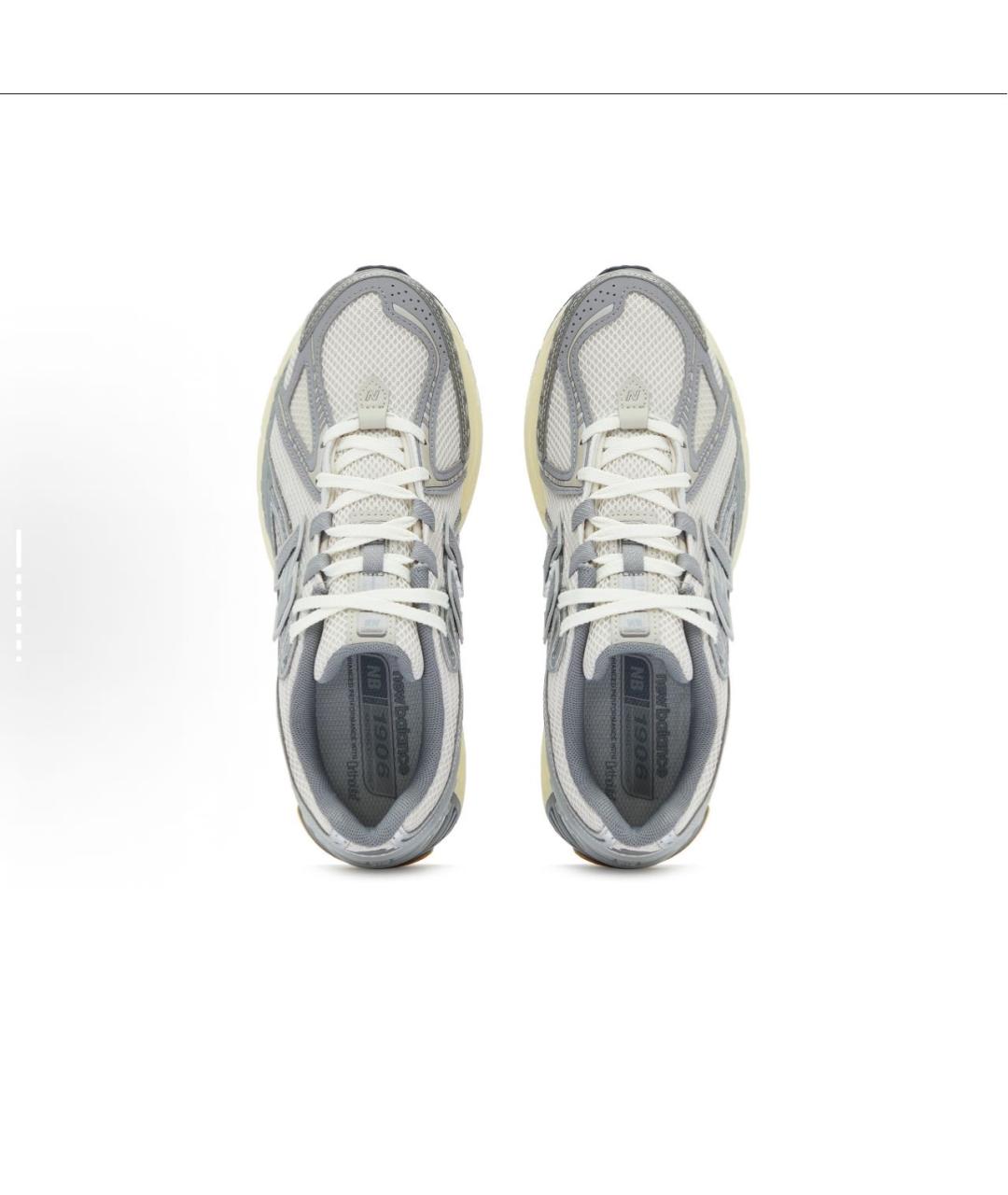NEW BALANCE Серые текстильные низкие кроссовки / кеды, фото 3