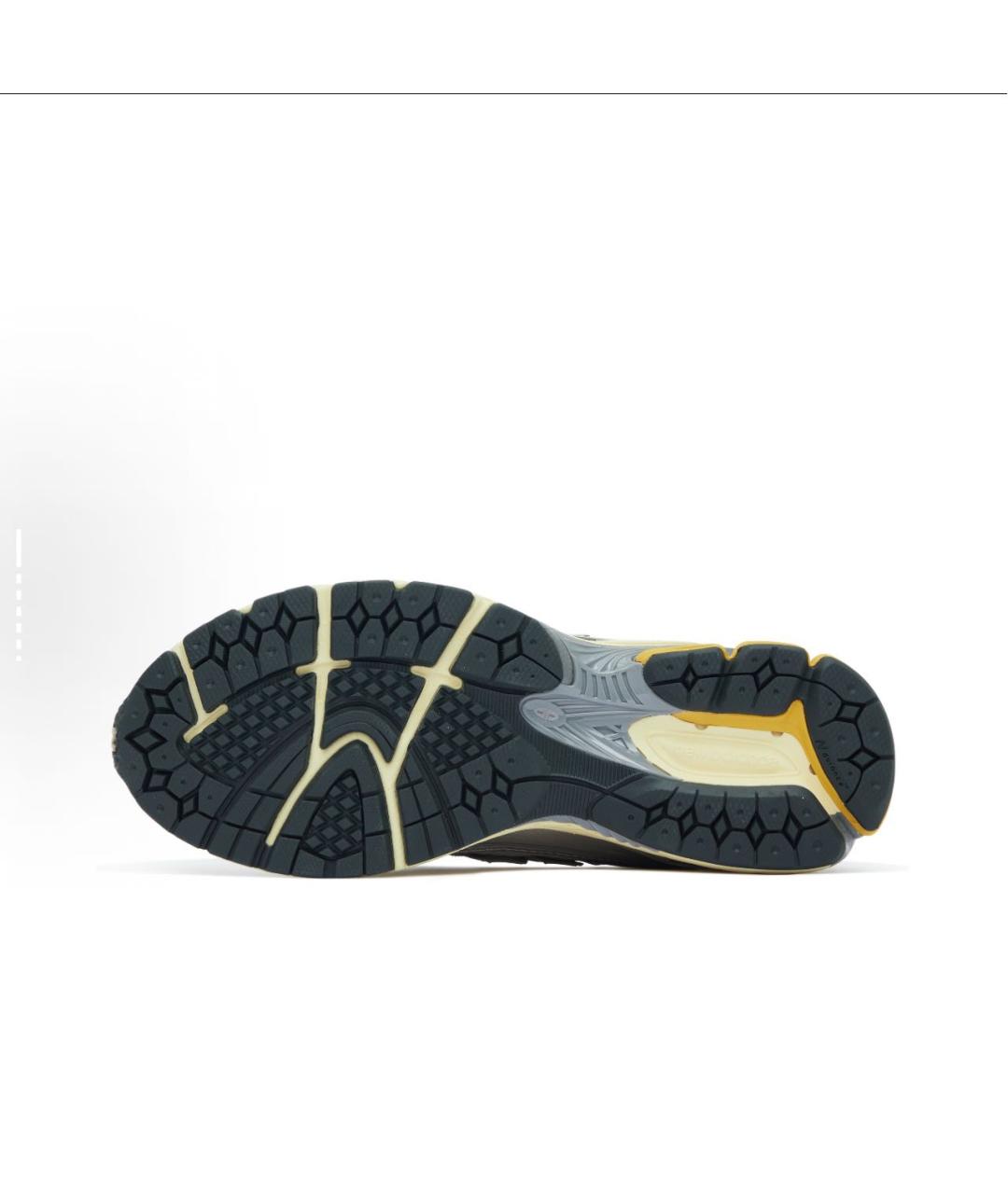 NEW BALANCE Серые текстильные низкие кроссовки / кеды, фото 5
