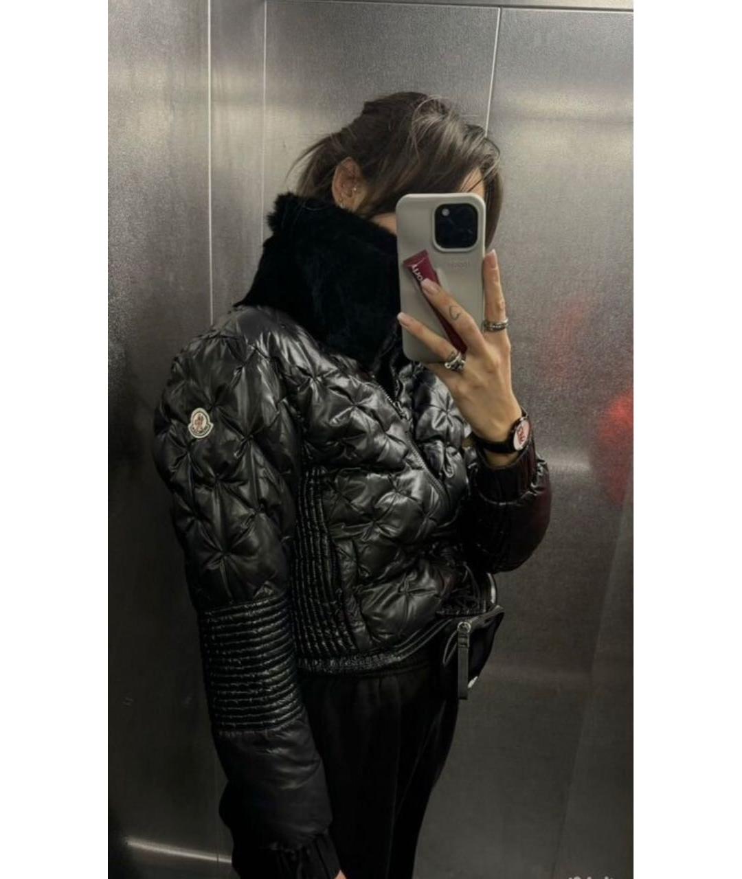MONCLER Черная куртка, фото 5