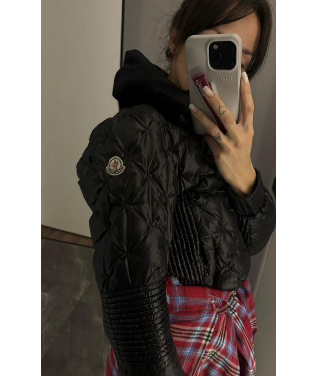 MONCLER Черная куртка, фото 7