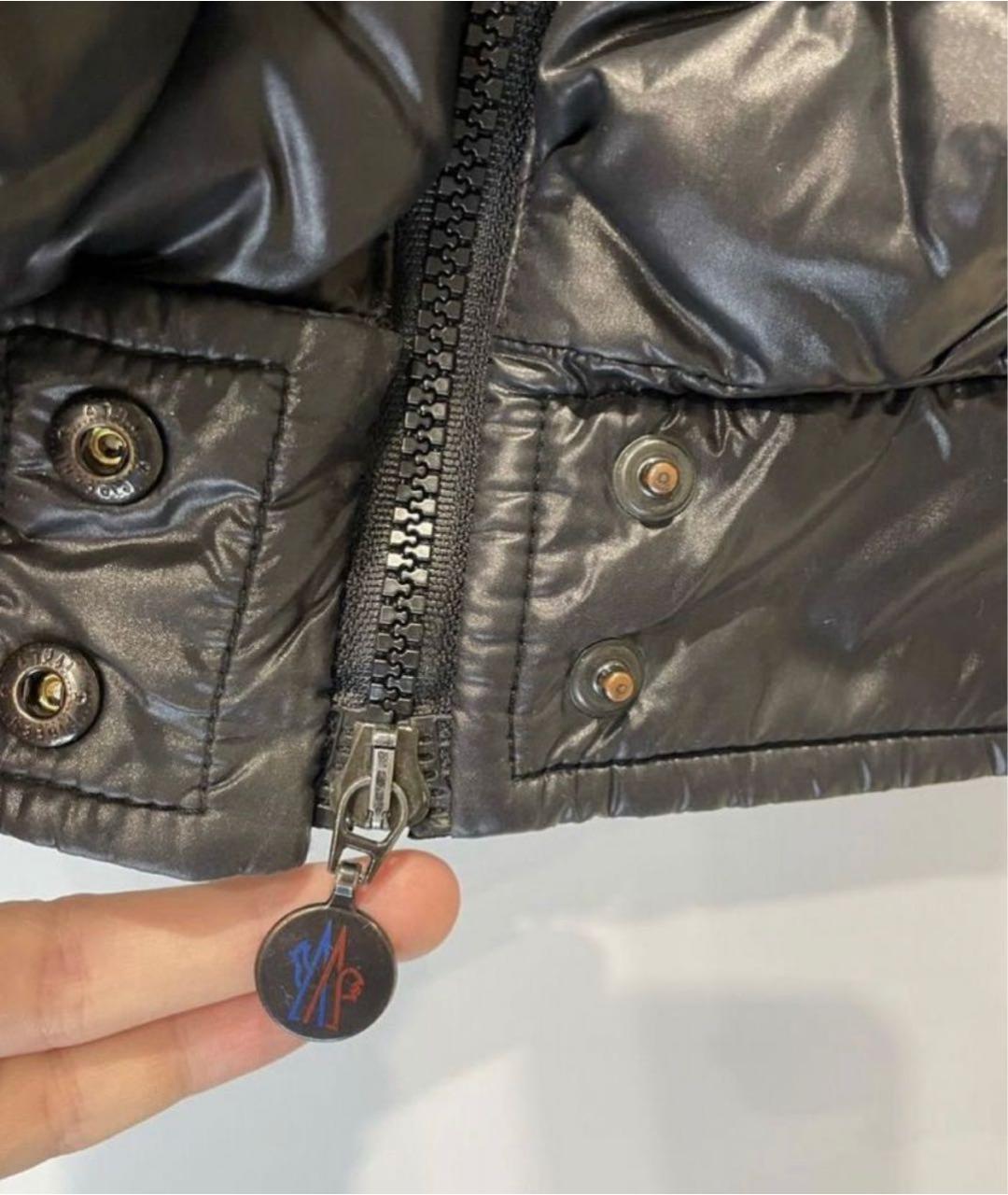 MONCLER Черная куртка, фото 4