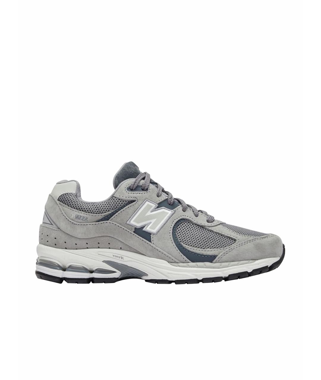NEW BALANCE Серые текстильные низкие кроссовки / кеды, фото 1