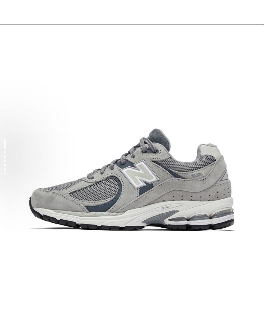 NEW BALANCE Серые текстильные низкие кроссовки / кеды, фото 7