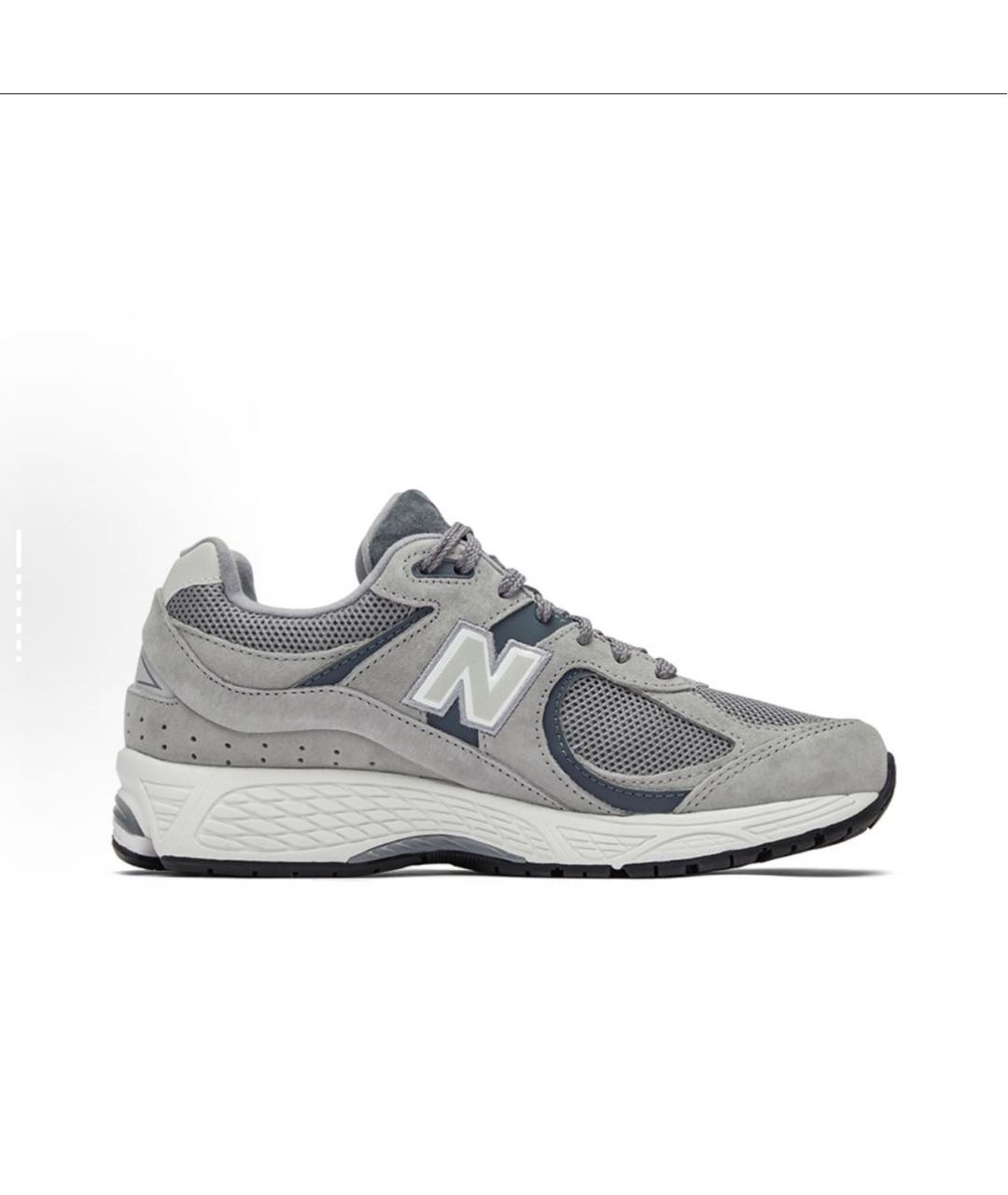 NEW BALANCE Серые текстильные низкие кроссовки / кеды, фото 6