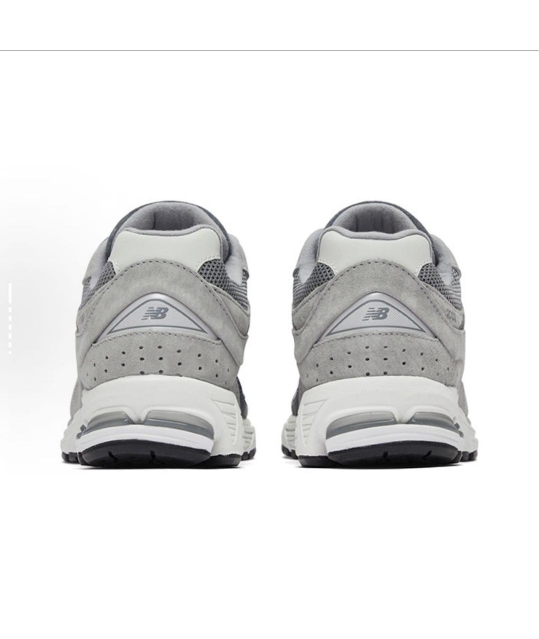NEW BALANCE Серые текстильные низкие кроссовки / кеды, фото 4