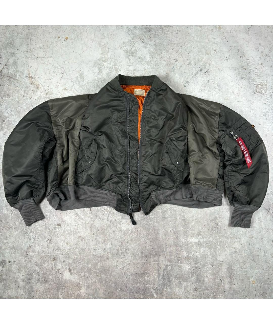 ALPHA INDUSTRIES Хаки полиэстеровая куртка, фото 1