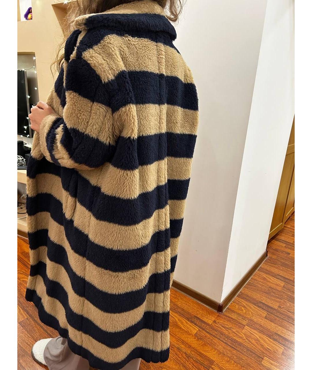 MAX MARA Коричневое шерстяное пальто, фото 6