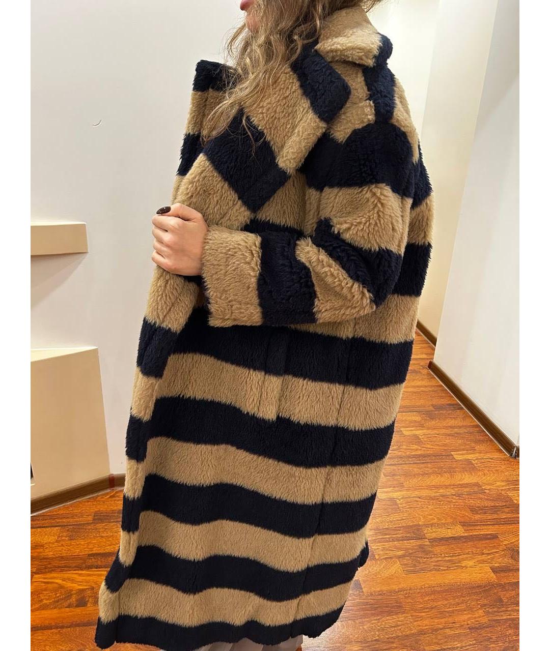 MAX MARA Коричневое шерстяное пальто, фото 7