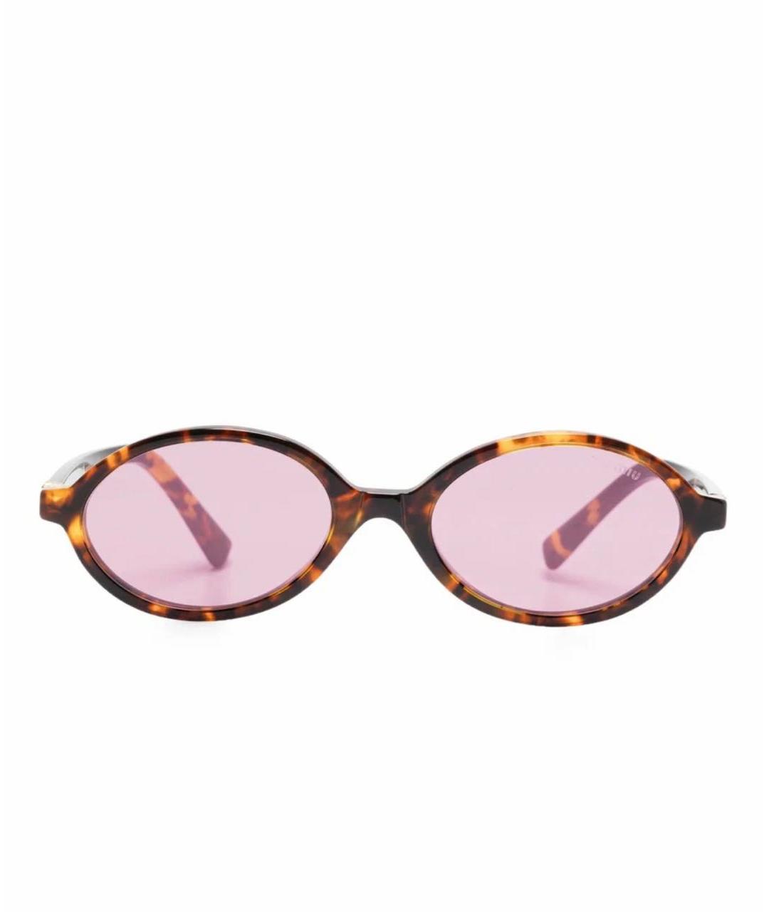 MIU MIU Бордовые солнцезащитные очки, фото 8
