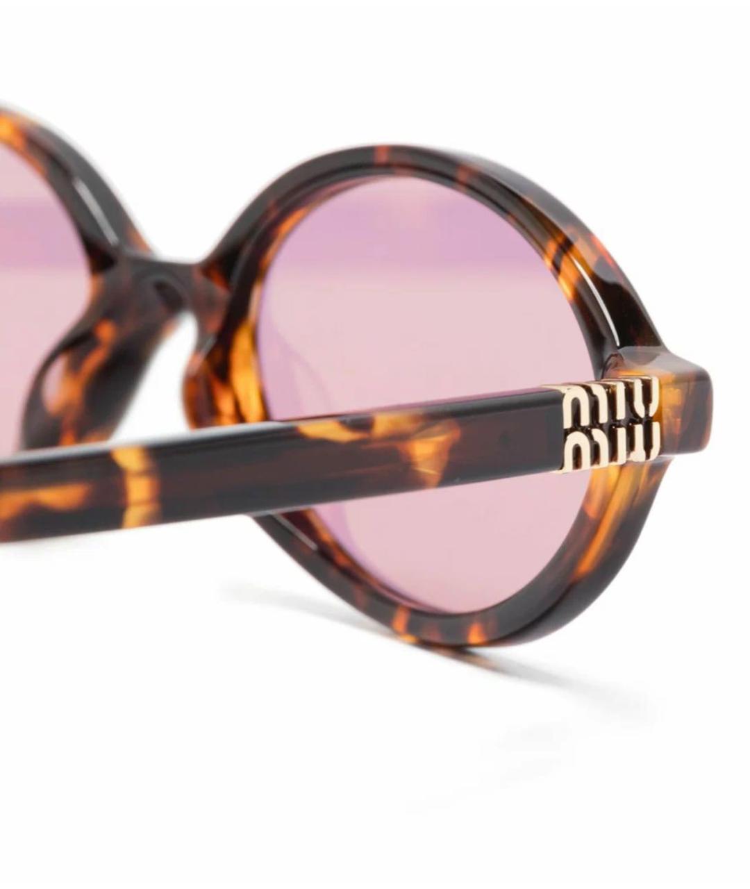 MIU MIU Бордовые солнцезащитные очки, фото 3