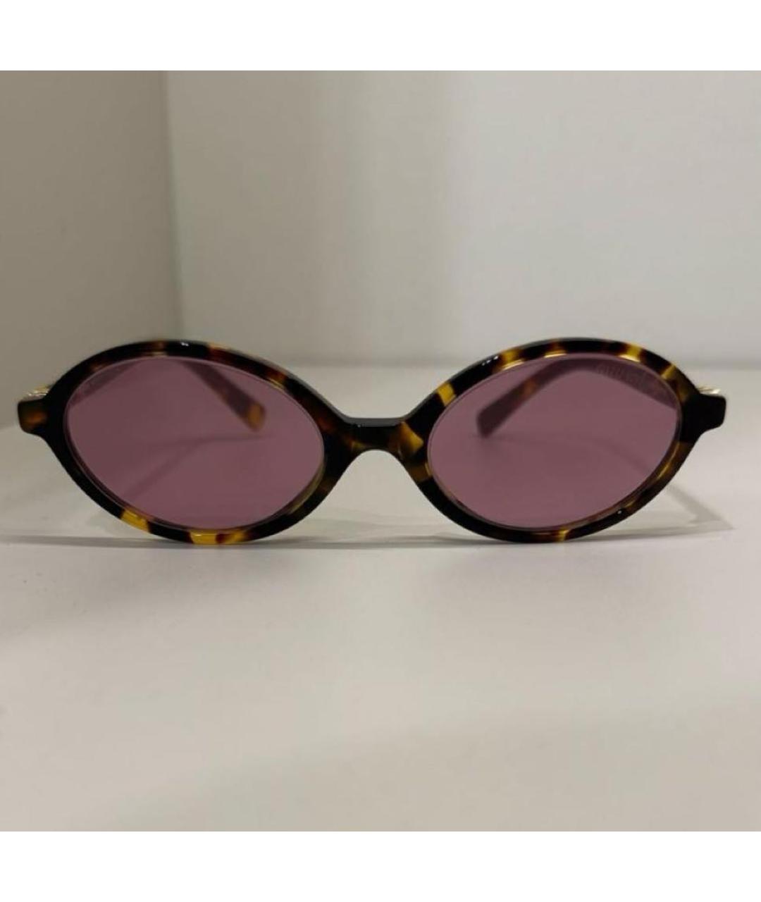 MIU MIU Бордовые солнцезащитные очки, фото 6