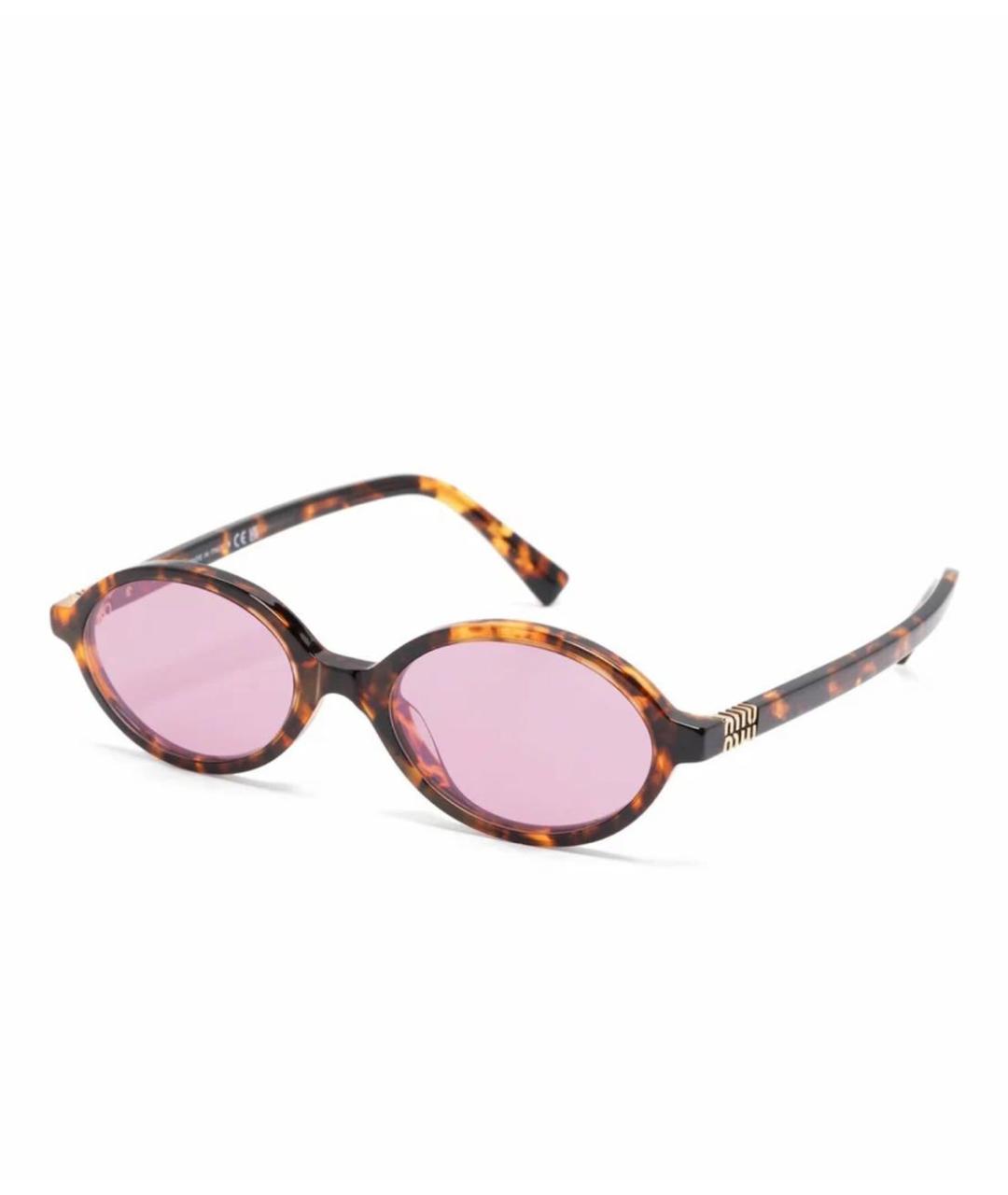 MIU MIU Бордовые солнцезащитные очки, фото 2