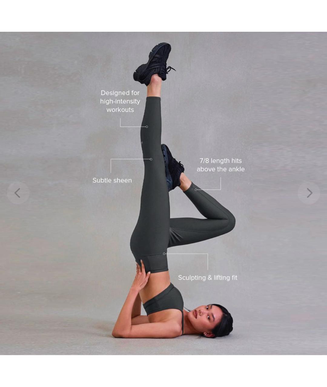 ALO YOGA Антрацитовые спортивные брюки и шорты, фото 5