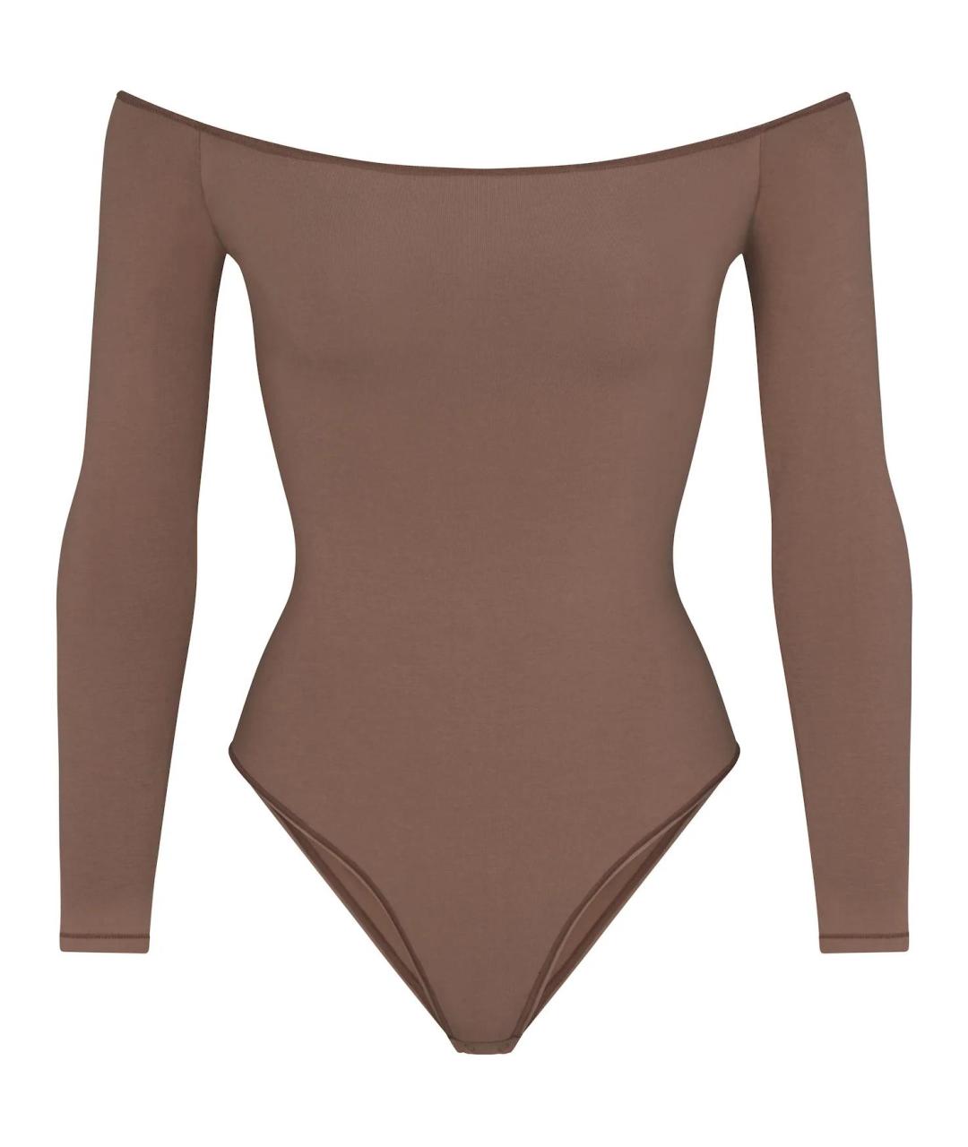 SKIMS Коричневое боди, фото 1