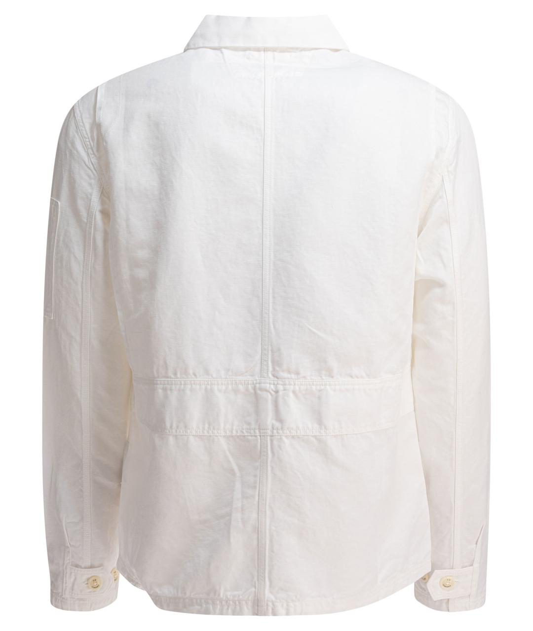 CP COMPANY Белая хлопковая куртка, фото 2