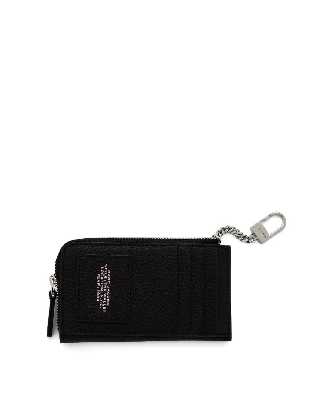 MARC JACOBS Черный кожаный кошелек, фото 2