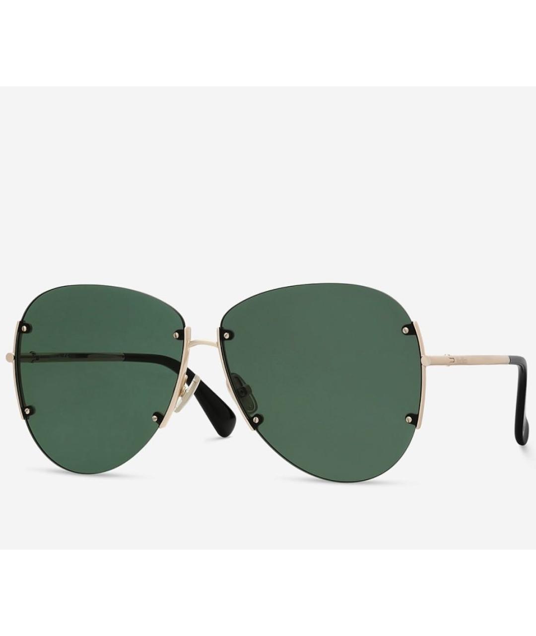 MAX MARA Серые металлические солнцезащитные очки, фото 9