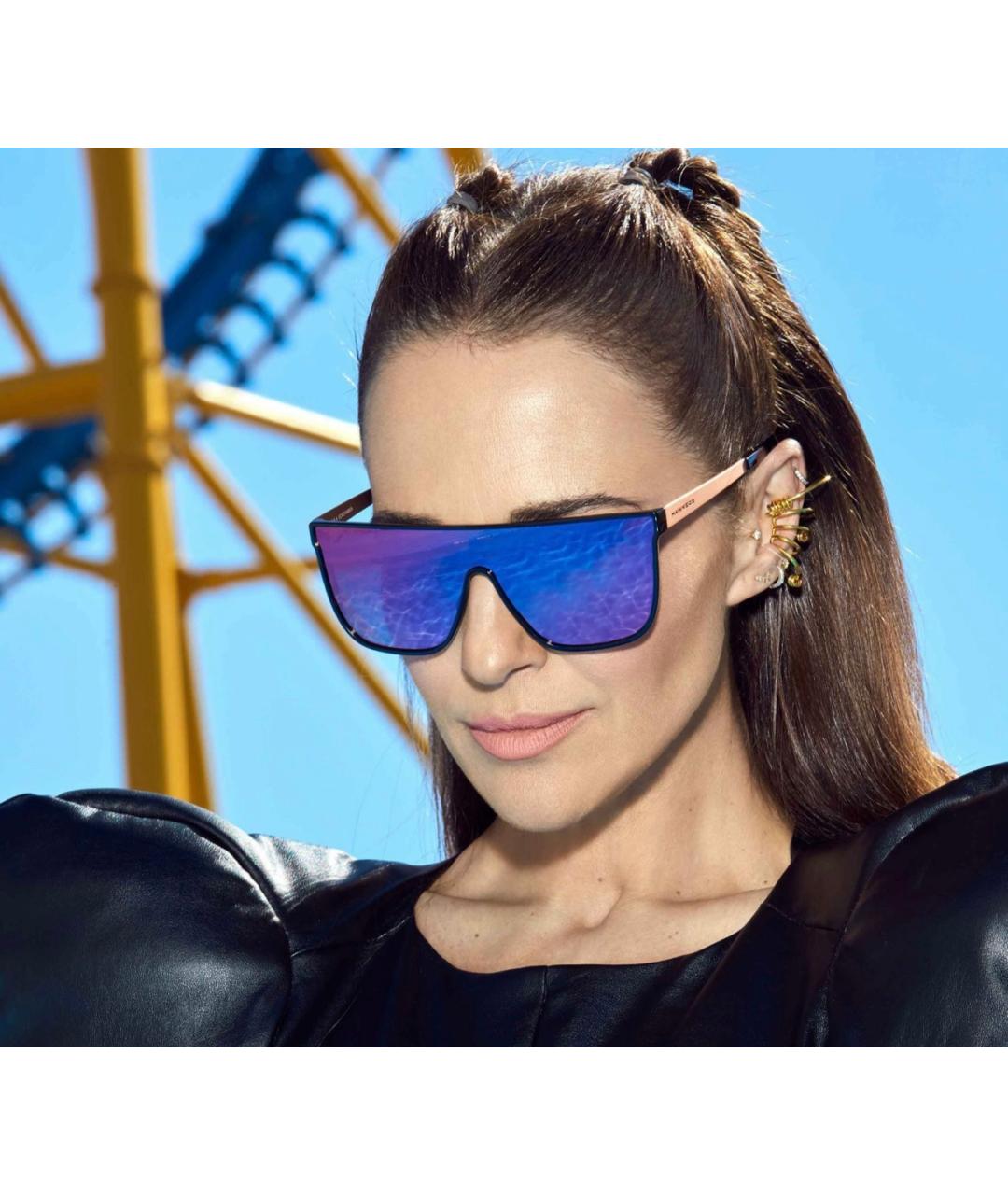 RAY BAN Фиолетовые пластиковые солнцезащитные очки, фото 5