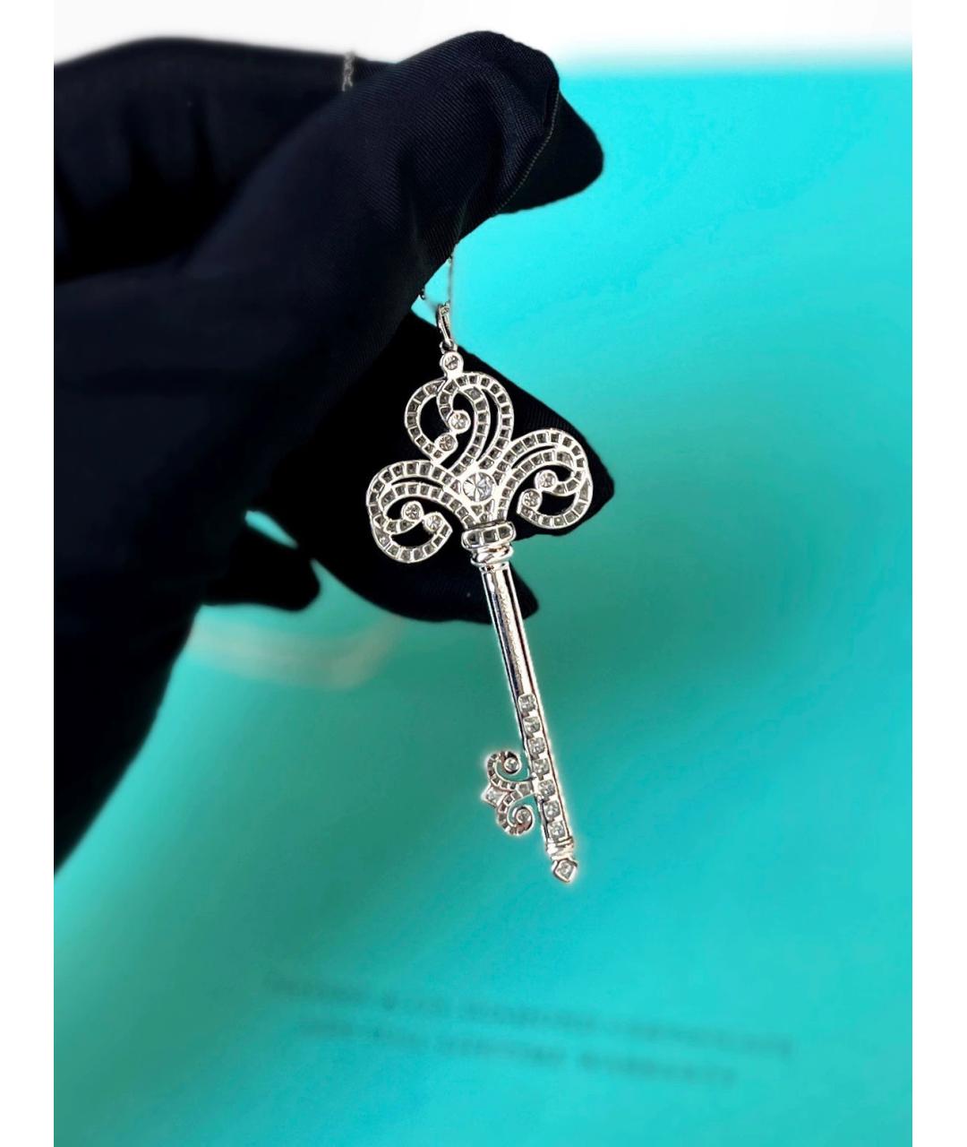 TIFFANY&CO Серебряная подвеска из белого золота, фото 2