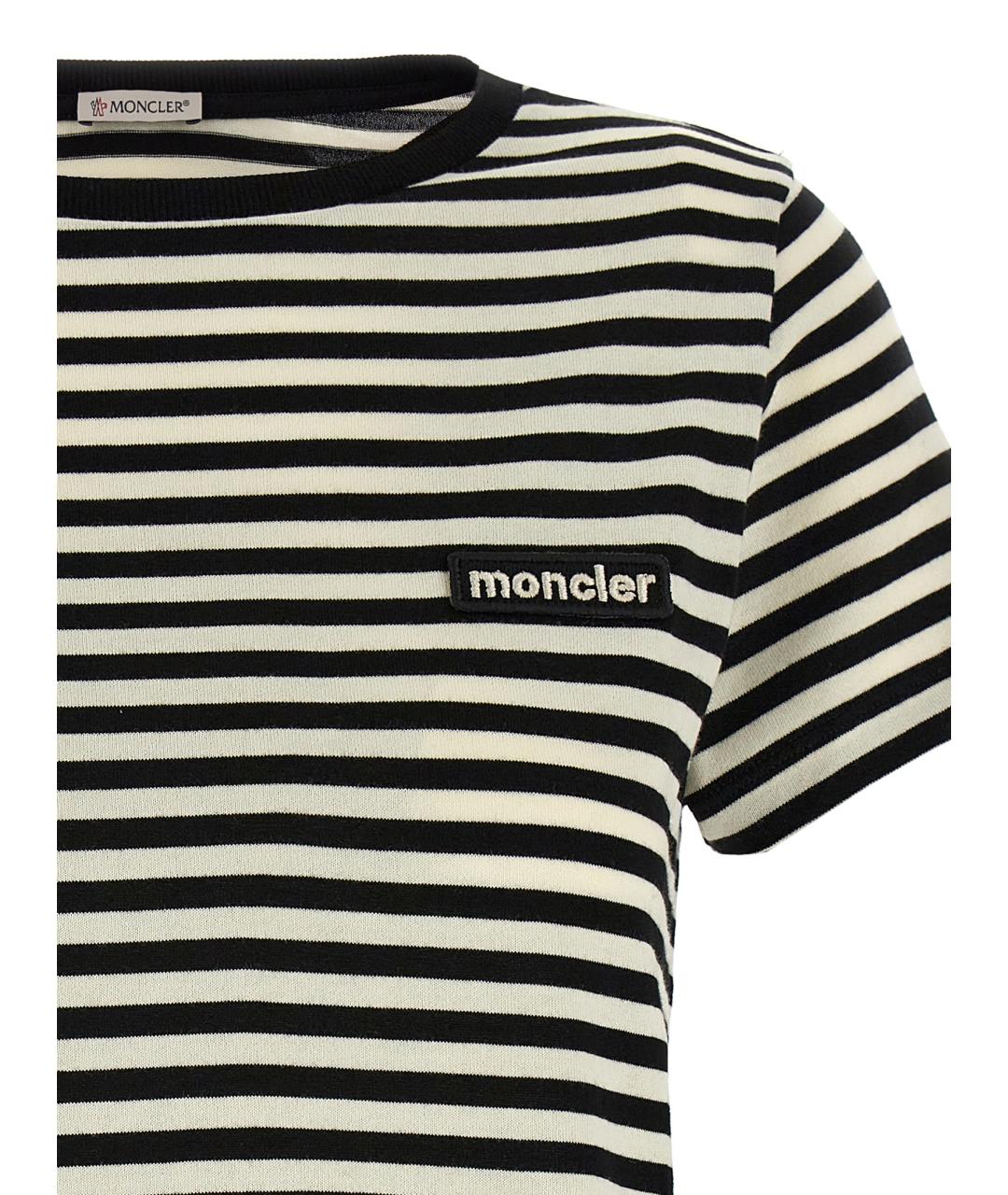 MONCLER Мульти хлопковая футболка, фото 3