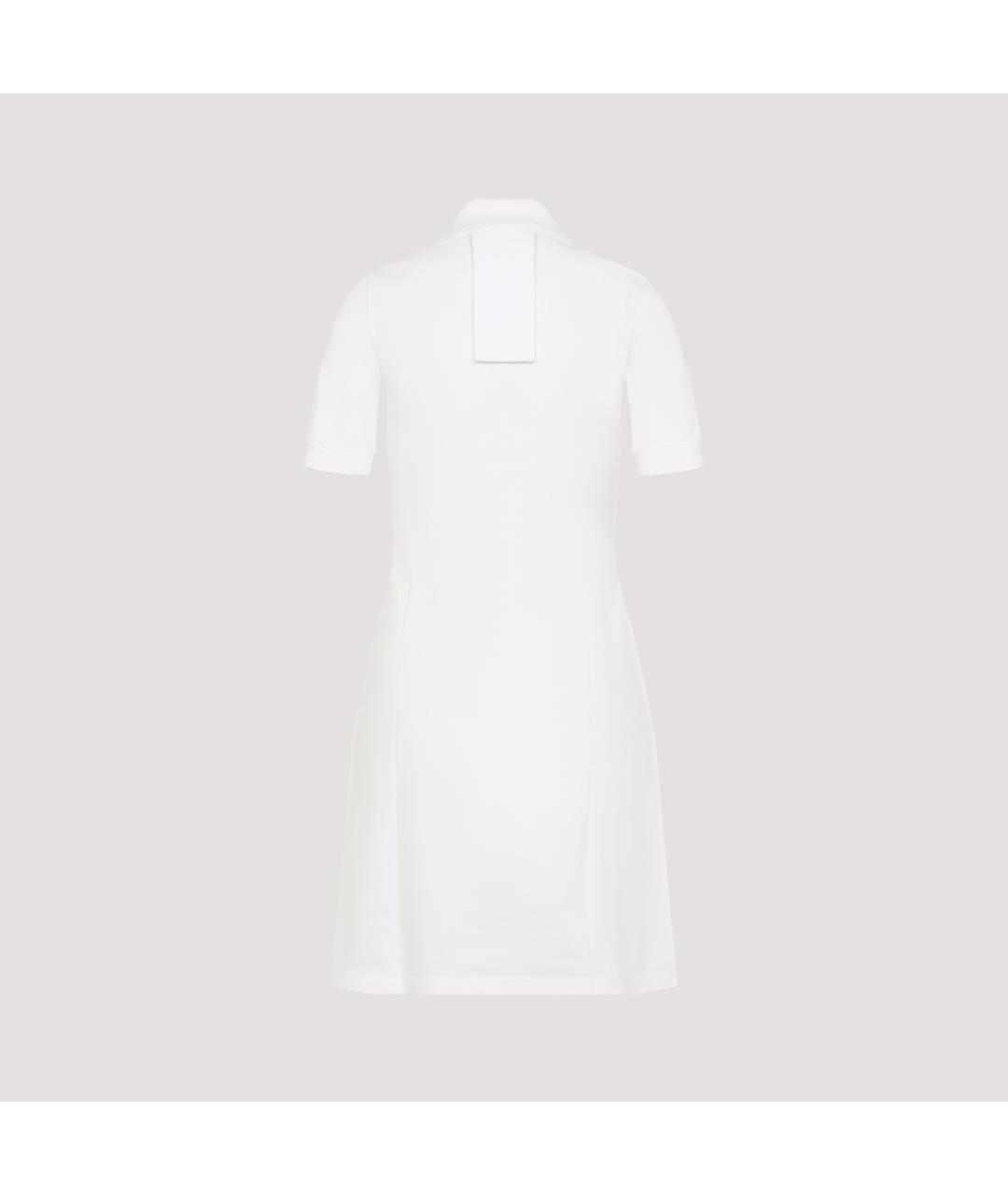 COURREGES Белое хлопковое повседневное платье, фото 4