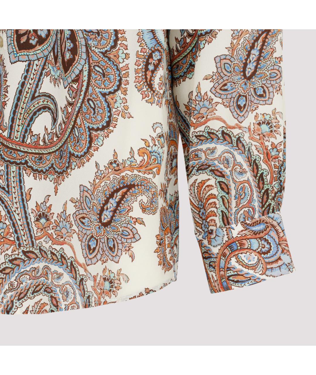 ETRO Мульти шелковая кэжуал рубашка, фото 5