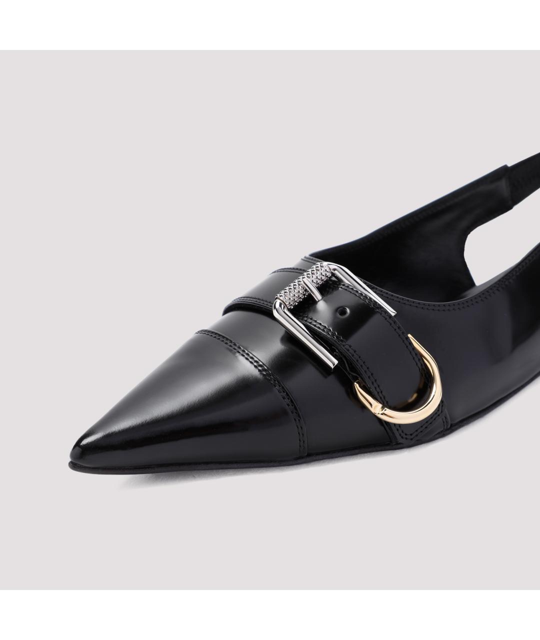GIVENCHY Черные кожаные балетки, фото 6