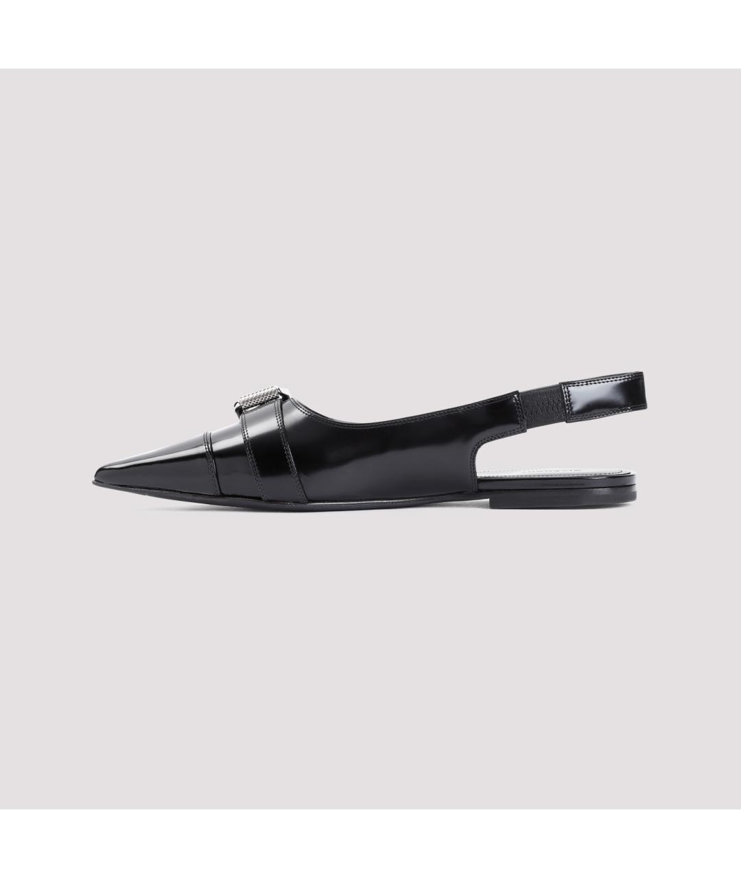 GIVENCHY Черные кожаные балетки, фото 4