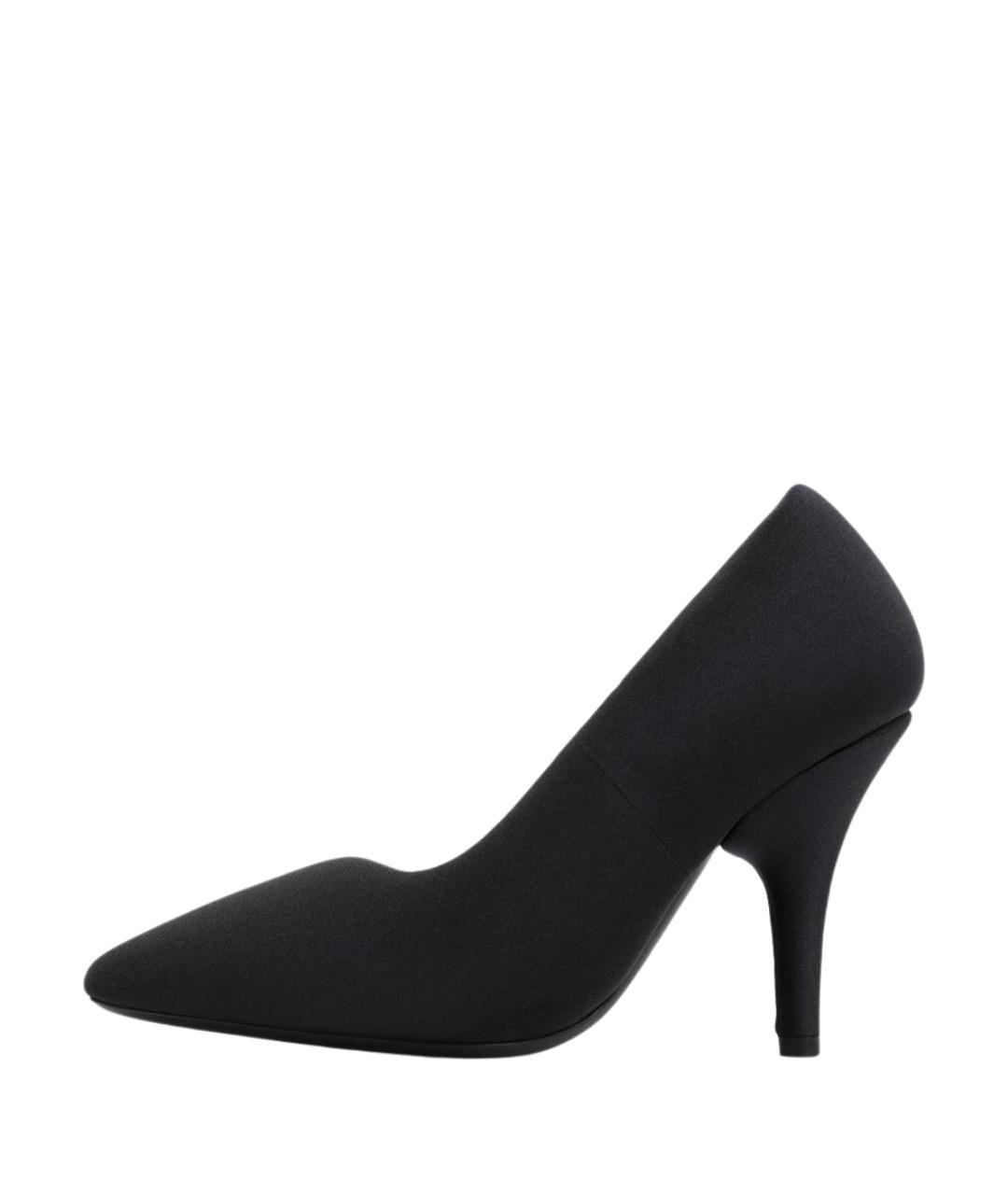BALENCIAGA Черные синтетические туфли, фото 2