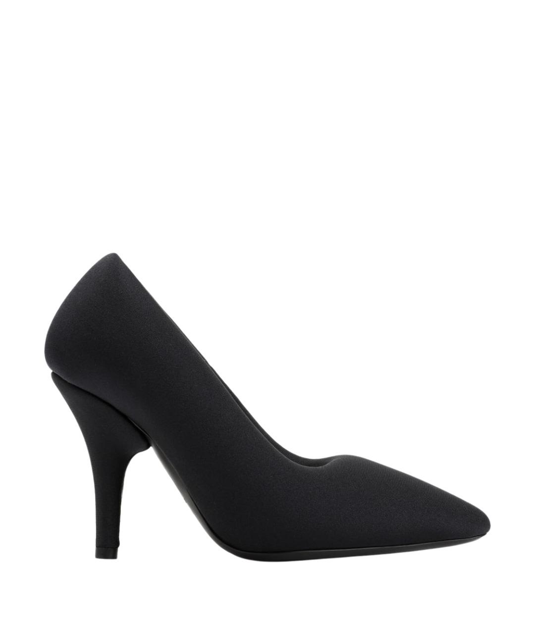 BALENCIAGA Черные синтетические туфли, фото 1