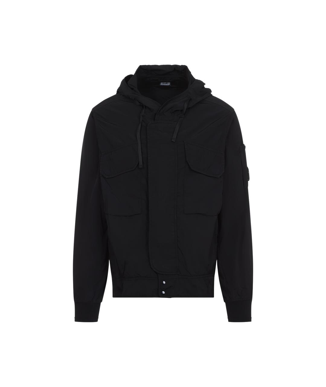 CP COMPANY Черная полиамидовая куртка, фото 1