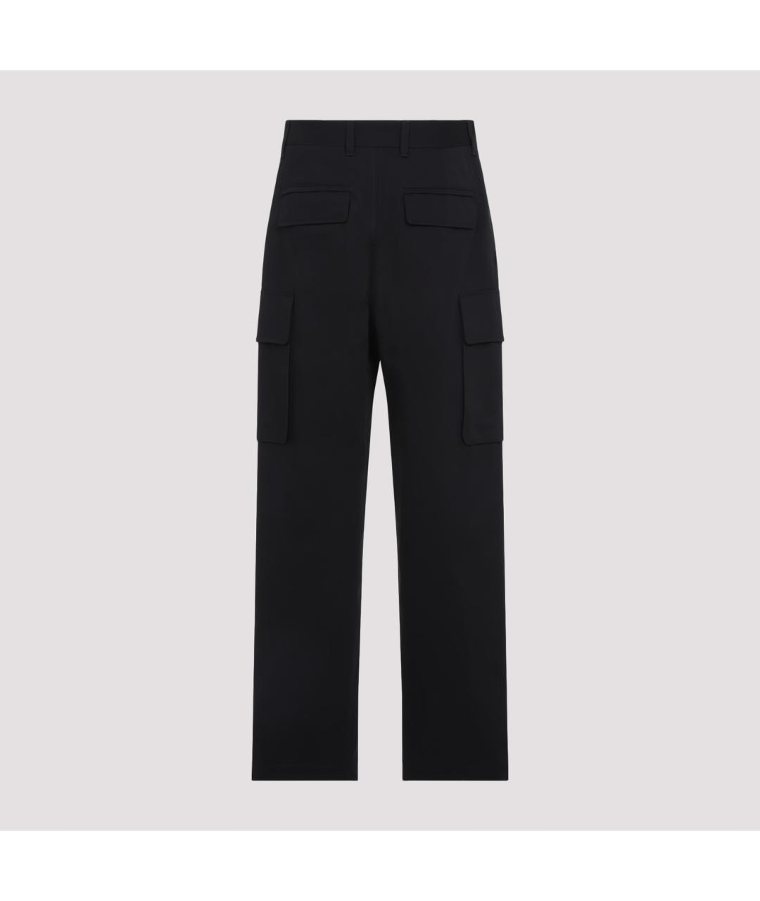 GIVENCHY Черные хлопковые повседневные брюки, фото 4