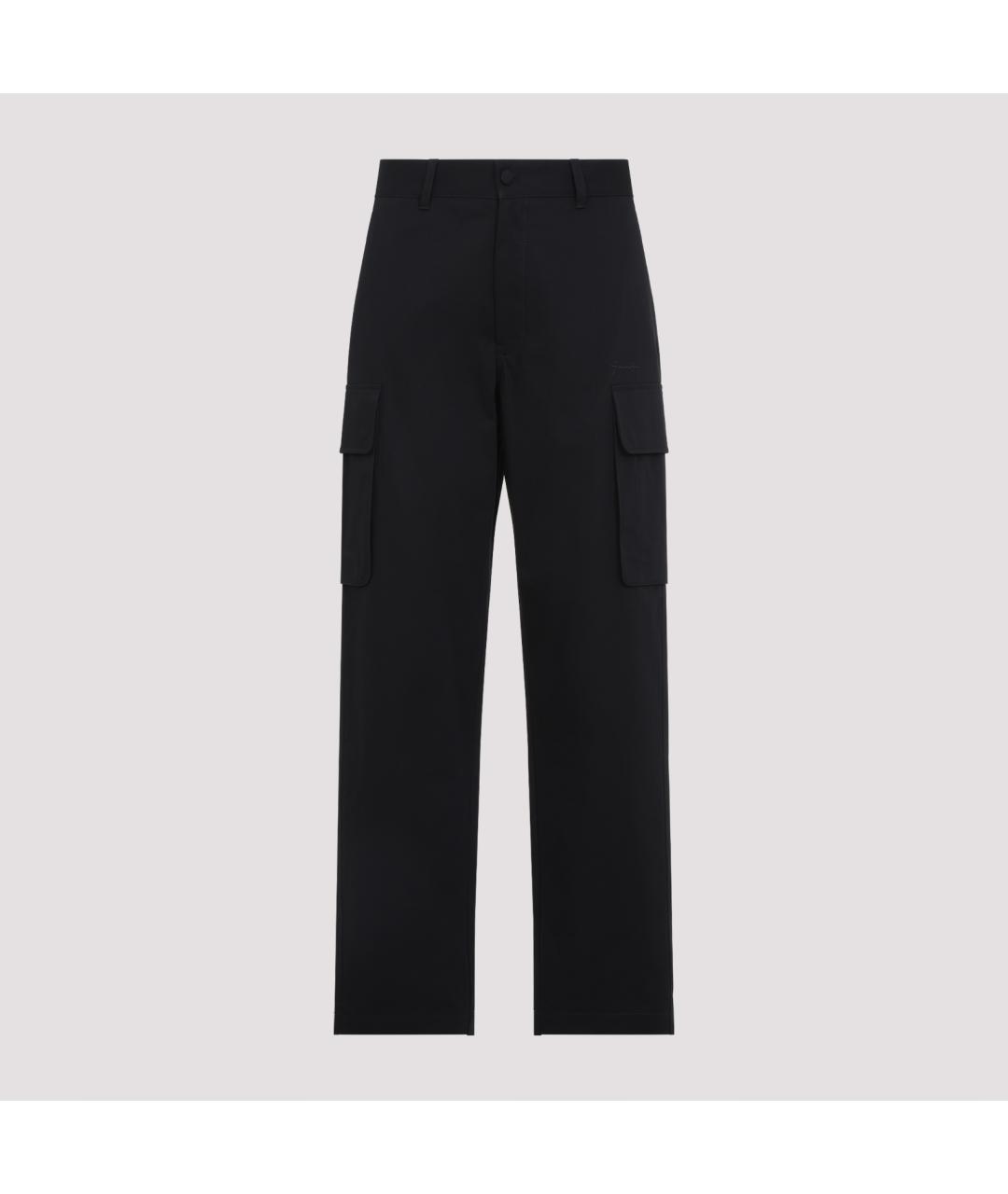 GIVENCHY Черные хлопковые повседневные брюки, фото 3