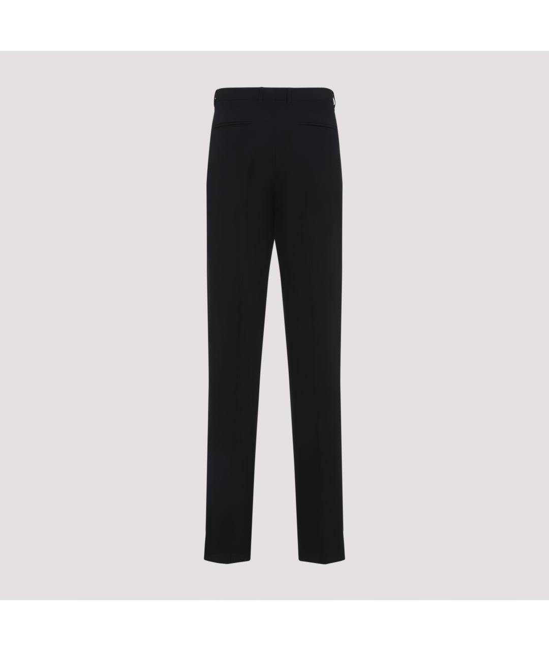 GIVENCHY Черные шерстяные классические брюки, фото 4