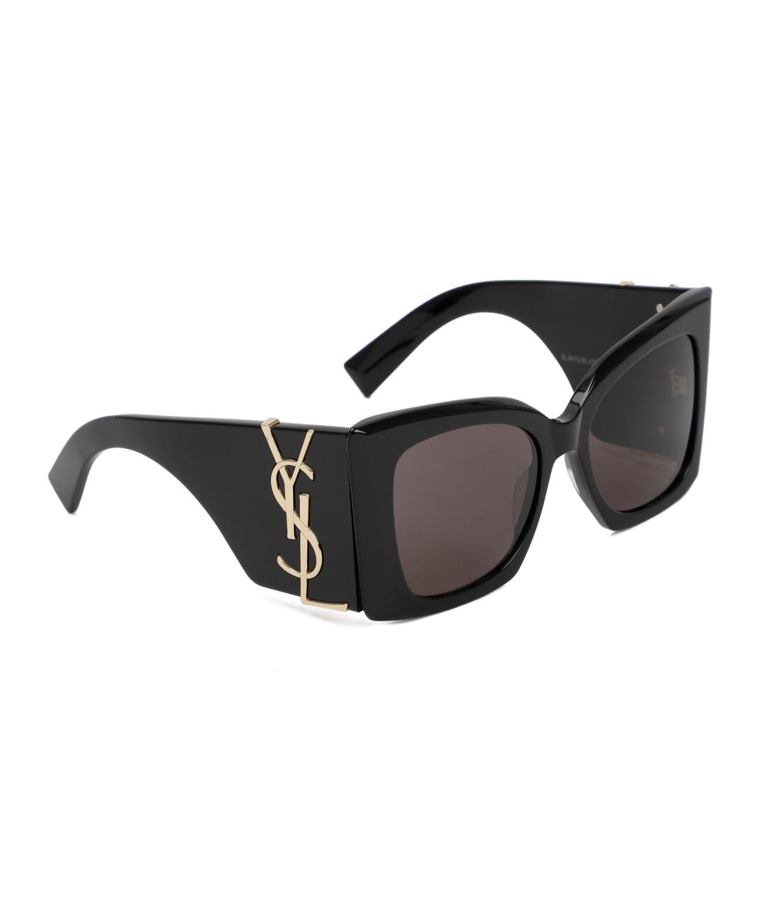 SAINT LAURENT Черные солнцезащитные очки, фото 1