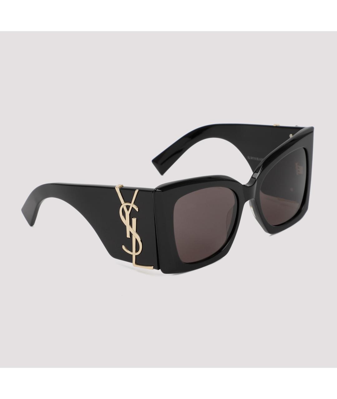 SAINT LAURENT Черные солнцезащитные очки, фото 3