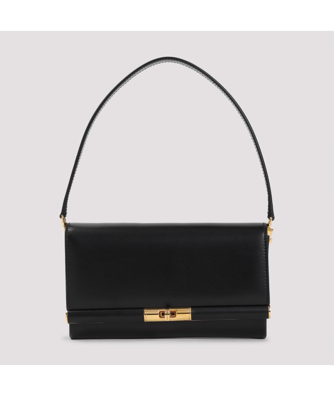 DOLCE&GABBANA Черная кожаная сумка через плечо, фото 3