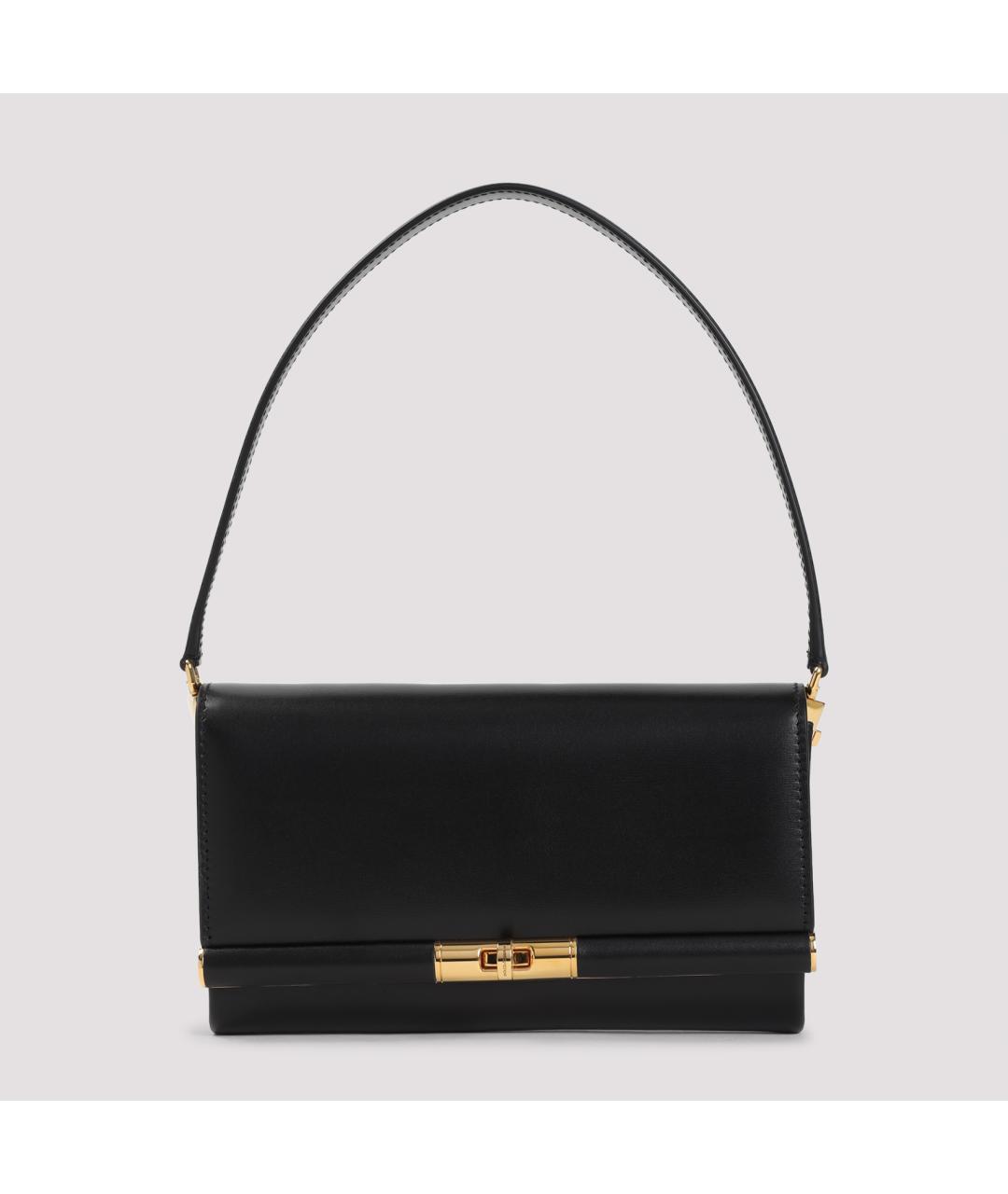 DOLCE&GABBANA Черная кожаная сумка через плечо, фото 2